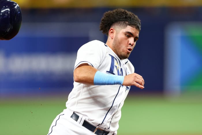 Jonathan Aranda was named the Most Valuable Player for Triple-A Durham this season. (USA TODAY Sports)